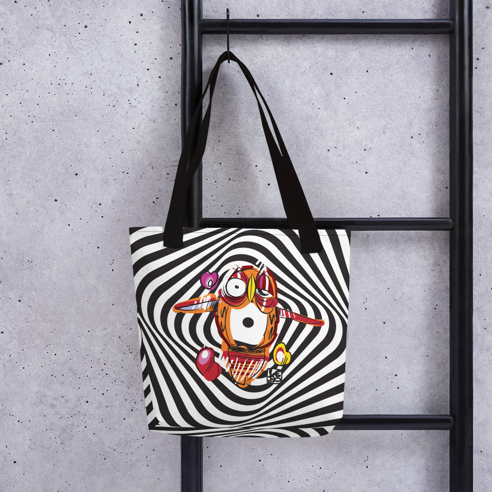 Spiraling Owl (V2) – Lebo Tote bag